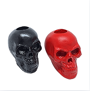 Ofertório Caveira para Charuto | Preto e Vermelho