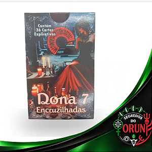 Baralho Dona 7 Encruzilhadas – 36 Cartas Explicativas