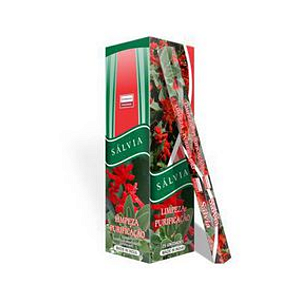 Incenso de Vareta Darshan Salvia - Caixa com 8 Varetas