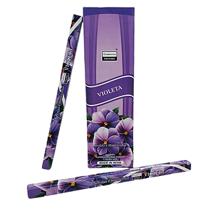 Incenso de Vareta Darshan Violeta - Caixa com 8 Varetas