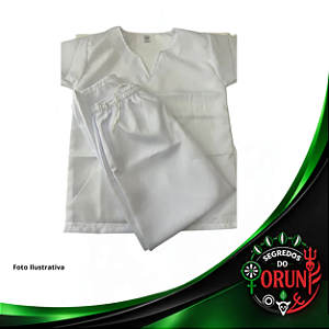 CONJUNTO MASCULINO OXFORD - BRANCO