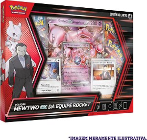 Box Mewtwo EX da Equipe Rocket - Pokémon TCG - Copag