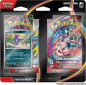 Blister Pack Pokémon TCG - Carta avulsa + Boosters