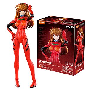 Figura de Ação - Evangelion Fantastics Series Asuka Shikinami Langley (plug suit) - Blokees