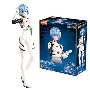 Figura de Ação - Evangelion Fantastics Series Ayanami Rei (Plug Suit) - Blokees