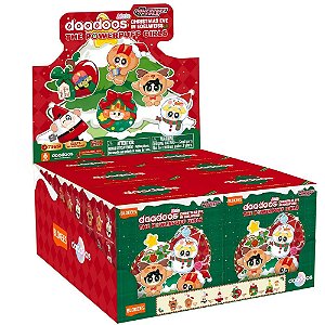 Figura de Ação - Powerpuff Girls Dados Mate Series 01 Christmas 6 in 1 - Blokees