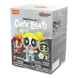 Figura de Ação - Powerpuff Girls Mokoo 01 Cute Beats 6 in 1 - Blokees