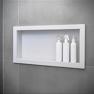 Nicho Para Banheiro Modelo Tipo Porcelanato Parede Embutir 30x60cm Gerplast
