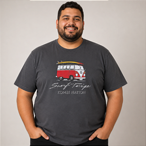 Camiseta Plus Size Kombi Surf