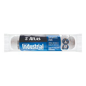Rolo De Pintura Industrial 23cm Para Epoxi e Resinas - Atlas