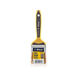 Trincha Para Verniz Cerdas Duplas Atlas 419 2.1/2 Polegadas