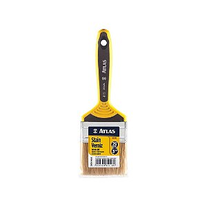 Trincha Para Verniz Cerdas Duplas Atlas 419 3 Polegadas