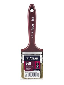 Trincha Soft Cerdas Naturais 2 1/2 Polegadas 355/6 - Atlas