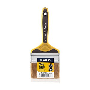 Trincha Atlas Para Stain e Verniz Cerdas Duplas 419/9 4 Polegadas