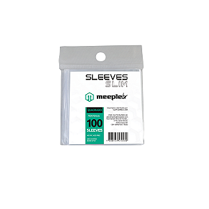 Sleeves MeepleBR SLIM - QUADRADO (70x70mm)