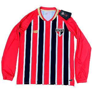 CAMISA SAO PAULO AWAY 2025-26 - MANGA LONGA (NOVA) TAM:M