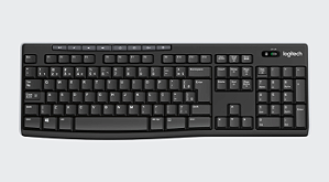 TECLADO SEM FIO LOGITECH K270 COM RERCEPTOR UNIFICADOR