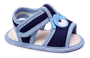 Sandália Bebê Menino Recém Nascido Chinelo Macio Confort