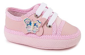 Sapatinho Bebê Menina Princesa Borboleta Leve Macia Confort