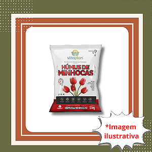 Húmus de Minhoca 5KG – Adubo Orgânico Natural para Plantas e Hortas