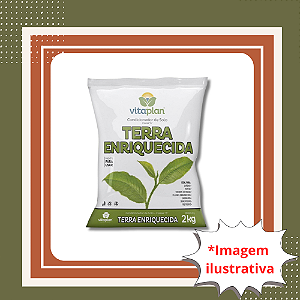 Terra Enriquecida 2kg Substrato Fértil para Plantas e Jardins