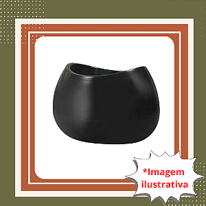 Vaso Classic Arca 39 Preto 60 Litros Para Plantas e Decoração