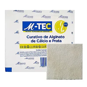 Curativo Alginato de Calcio e Prata 10x10cm Unidade - Missner