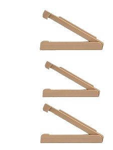 Kit Clamp Para Bolsa de Ostomia Bege 3 unidades - Skinupper