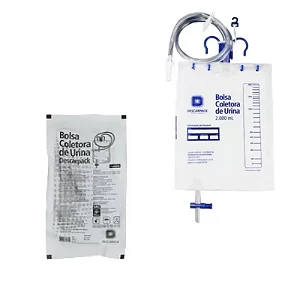 Bolsa Coletora de Urina 2L Sistema Fechado - Descarpack