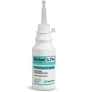 Riohex 0,2% Dermo Suave Almotolia 100ml - Rioquímica