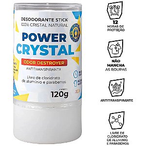 Desodorante Power Crystal 120g Sem Odor - Ortho Pauher