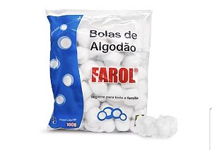 Algodão Hidrofilo Bolinha 100g - Farol