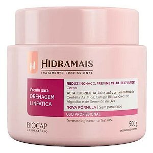 Creme para Drenagem Linfática 500g - Hidramais