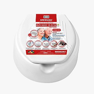 Assento Sanitário Elevado 13,5cm - Mebuki