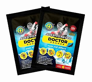 Adesivo Gel Negro Para Dor Com 6 Unidades - Ortho Pauher