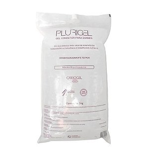 Gel Condutor para Ultrassom e Correntes Incolor Bag 5kg - Plurigel