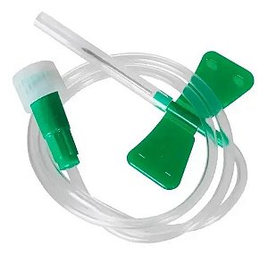 Kit Scalp 21g (verde) com 10 unidades - Medix