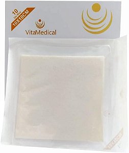 Curativo de Alginato de Cálcio 10x10 unidade - Vita Medical