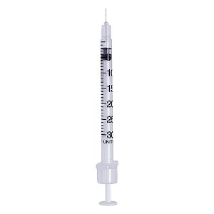 Kit Com 10 Seringas para Insulina 0,3mL (30UI) 6mm x 0,25mm 31G - Uniqmed