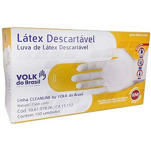 Luva de Procedimento Látex Com Pó Tam M - Volk