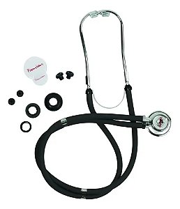 Estetoscópio Rappaport Preto - Premium