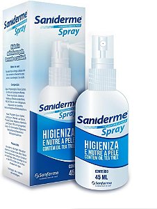 Spray Antisséptico 45ml Saniderme - Cicatrizan