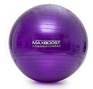 Bola Para Pilates Yoga 55cm Cor Roxo - Maxboost