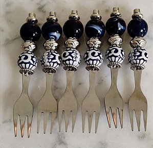 Garfo de Sobremesa Linha Portuguesa Decorativo