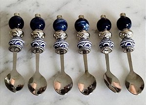 Colher de Sobremesa Linha Portuguesa Decorativa