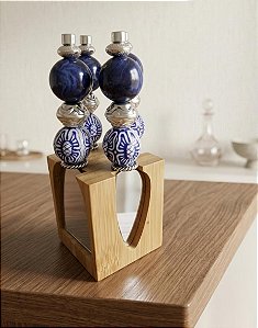 Suporte para Facas de Queijo em Bambu