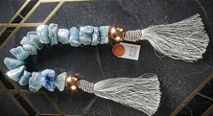 Colar de Mesa Águas Marinha Coleção Ártico