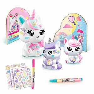 DECORE SUA LUMINARIA FAMILIA UNICORNIO KAWAII - FUN