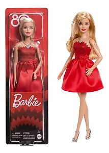 BARBIE COLLECTOR RUBY RED 80TH MATTEL - MATTEL