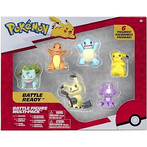 POKEMON BATTLE FIGURE 6 MULTIPACK - JAZWARES